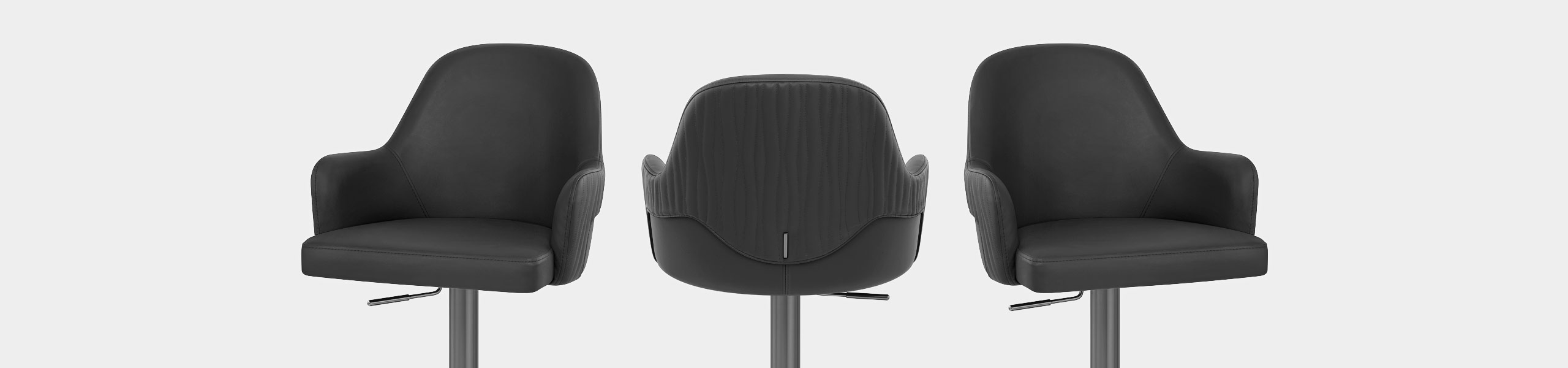 Antonia Graphite Stool Black Video Banner