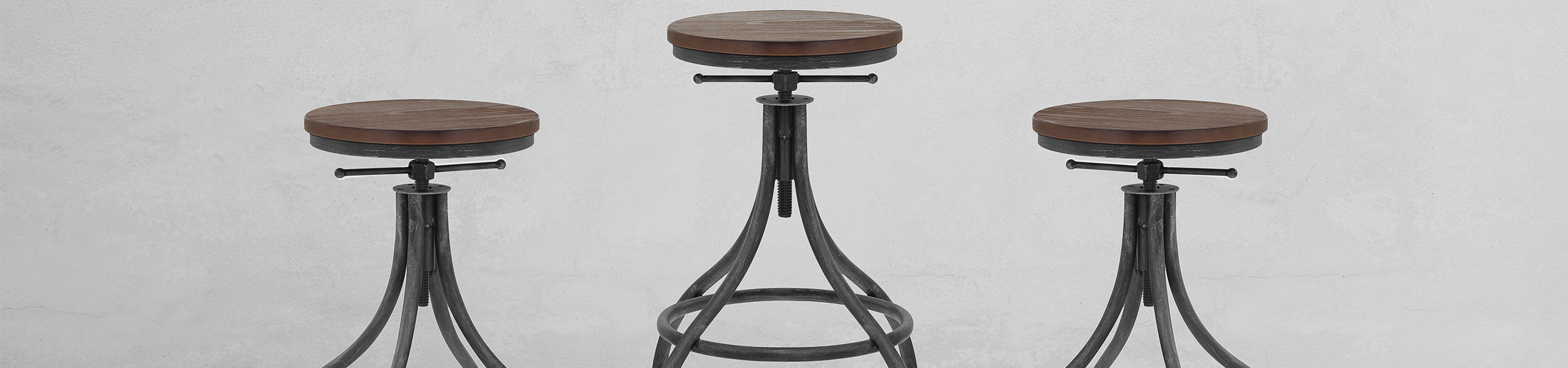 Arc Stool Gunmetal Video Banner