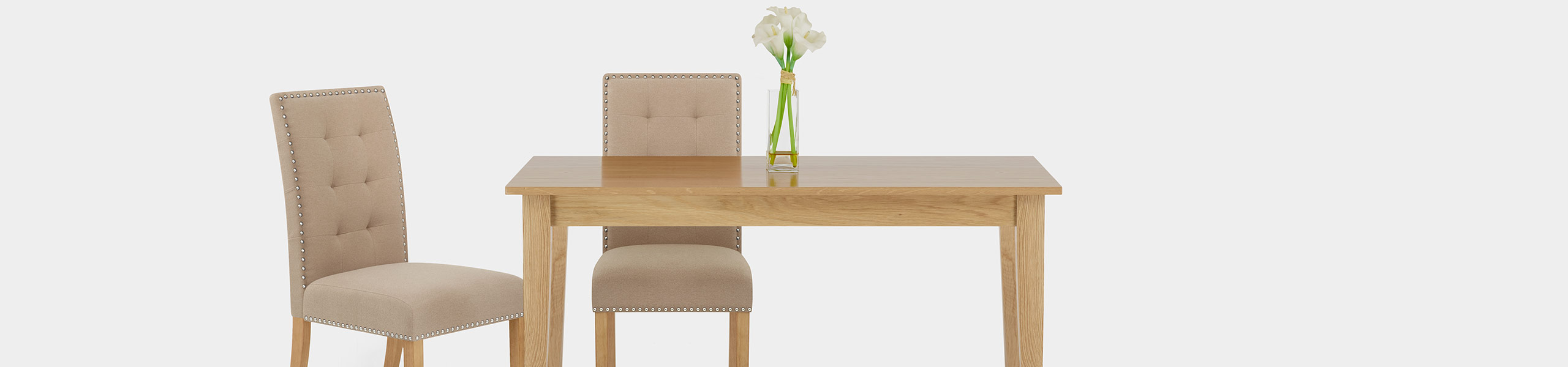Arlington Dining Chair Beige Fabric Video Banner