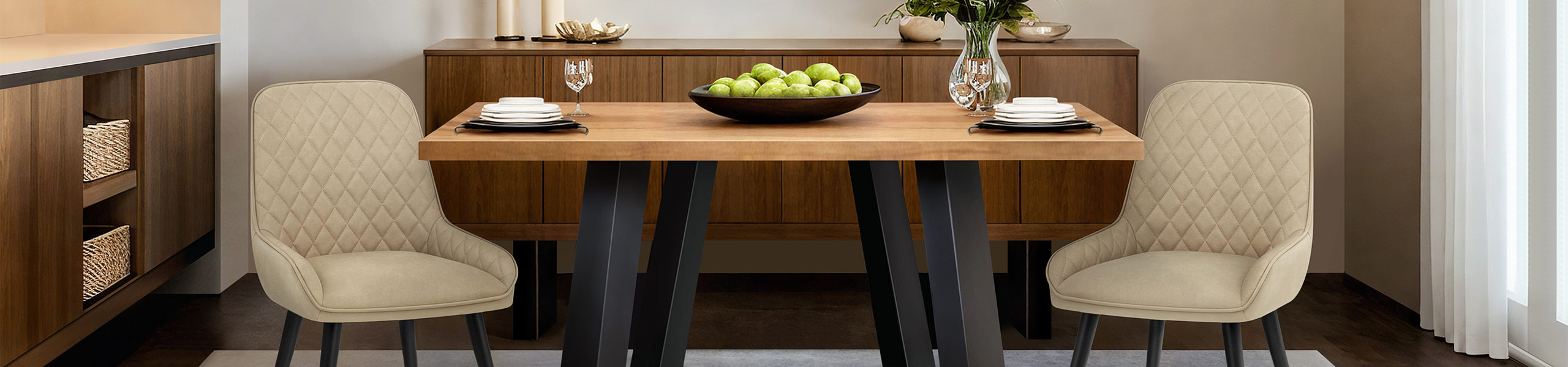 Azure Dining Chair Beige Video Banner