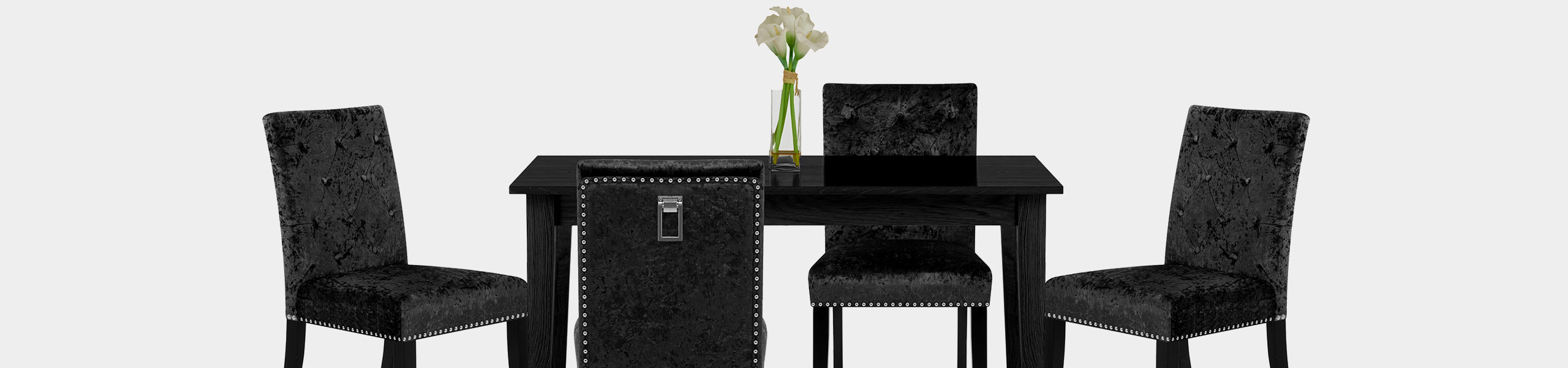 Barrington Dining Chair Black Velvet Video Banner
