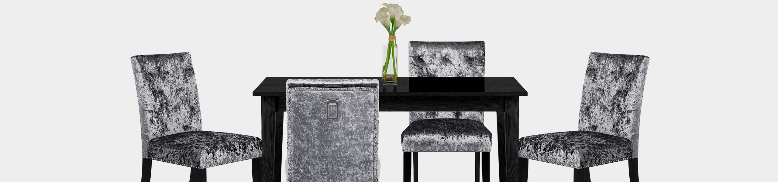 Barrington Dining Chair Grey Velvet Video Banner