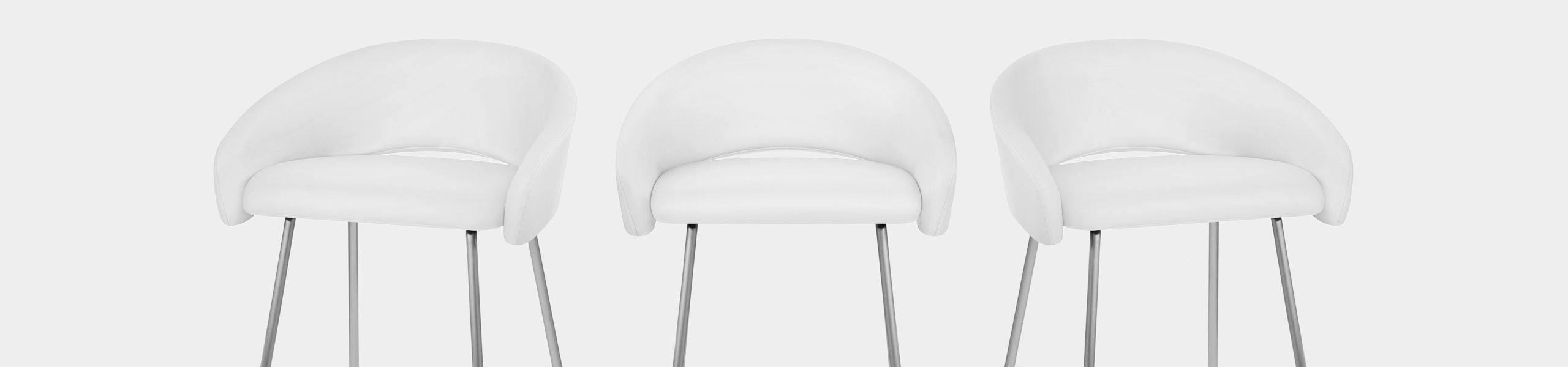 Bay Bar Stool White Video Banner