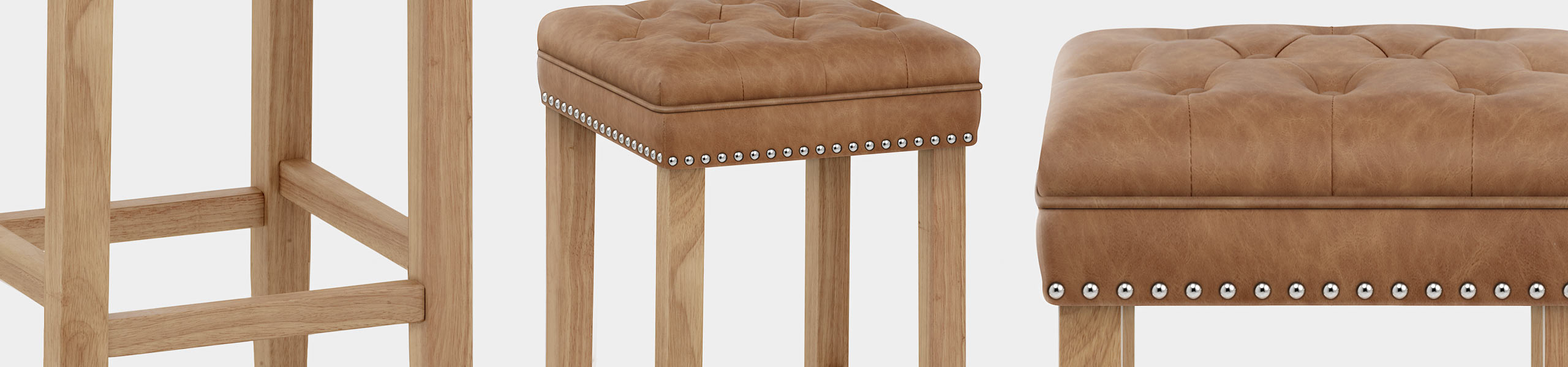 Belgravia Oak Stool Antique Brown Video Banner