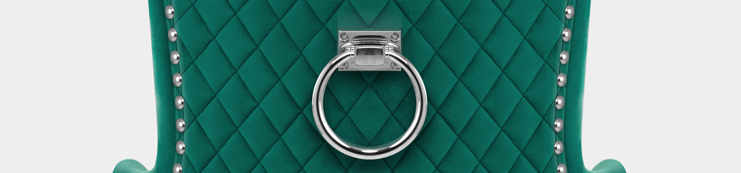 Blush Bar Stool Green Velvet Video Banner
