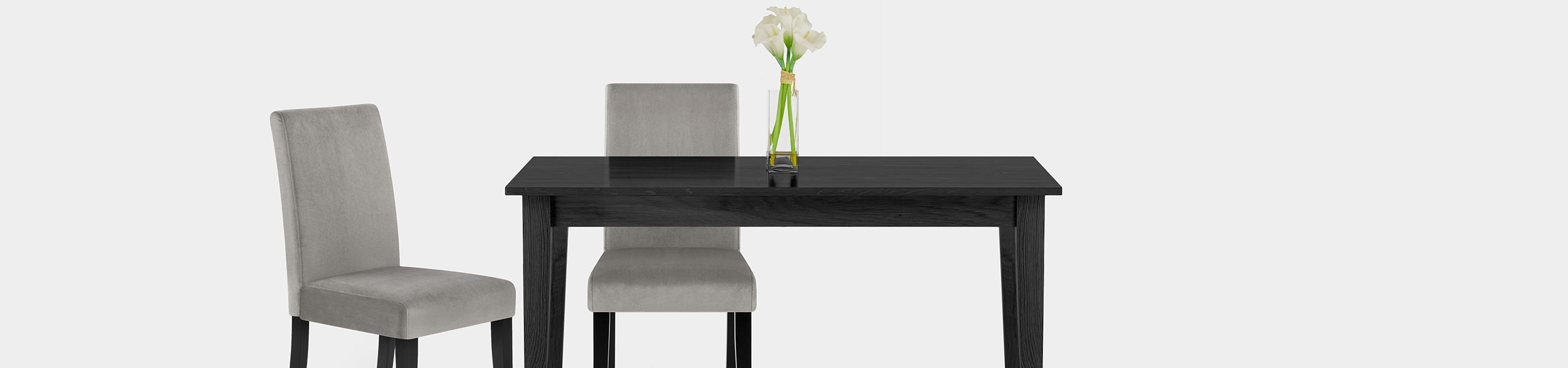 Boston Dining Chair Grey Velvet Video Banner