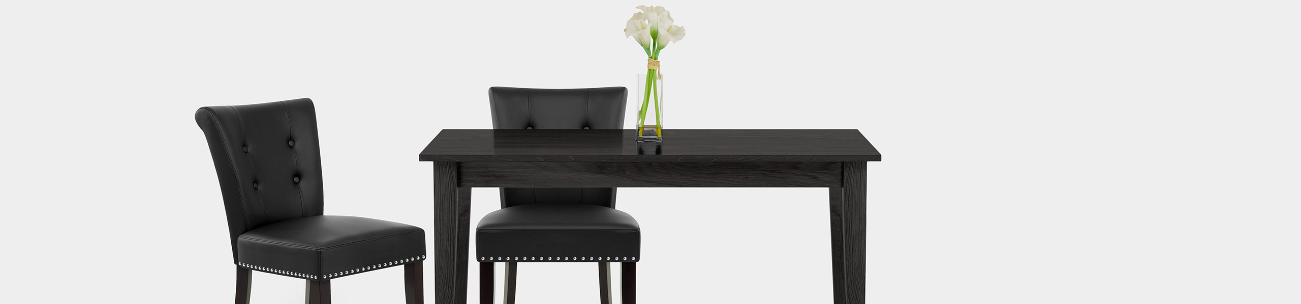 Buckingham Dining Chair Black Leather Video Banner