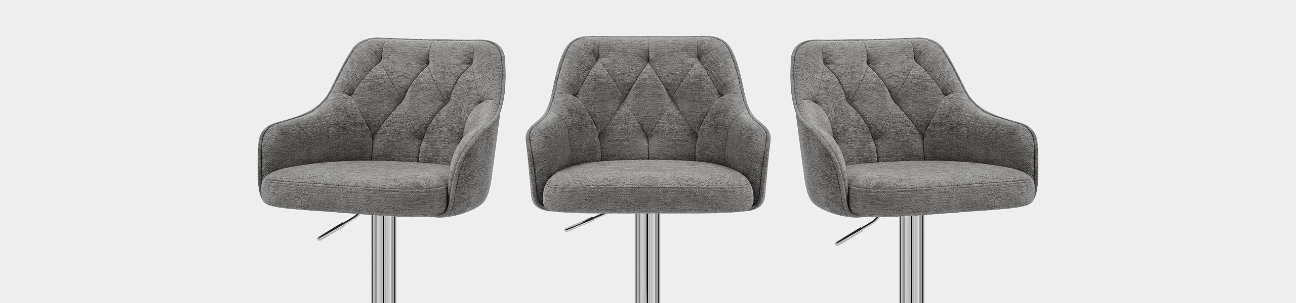 Butler Bar Stool Grey Fabric Video Banner