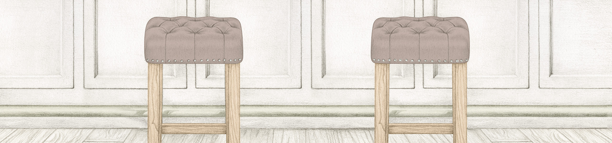 Chelsea Oak Stool Brown Leather Video Banner