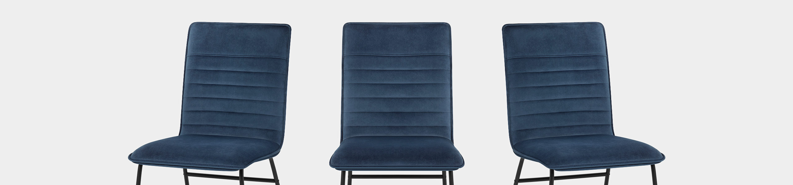 Chevelle Dining Chair Blue Velvet Video Banner