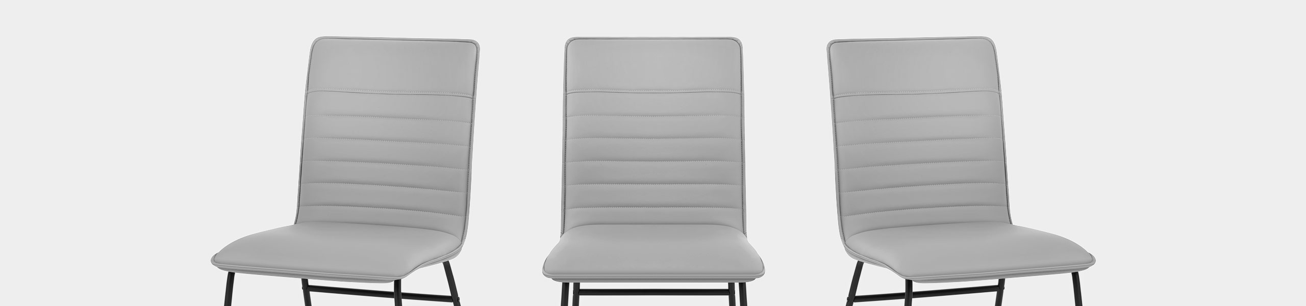 Chevelle Dining Chair Grey Leather Video Banner