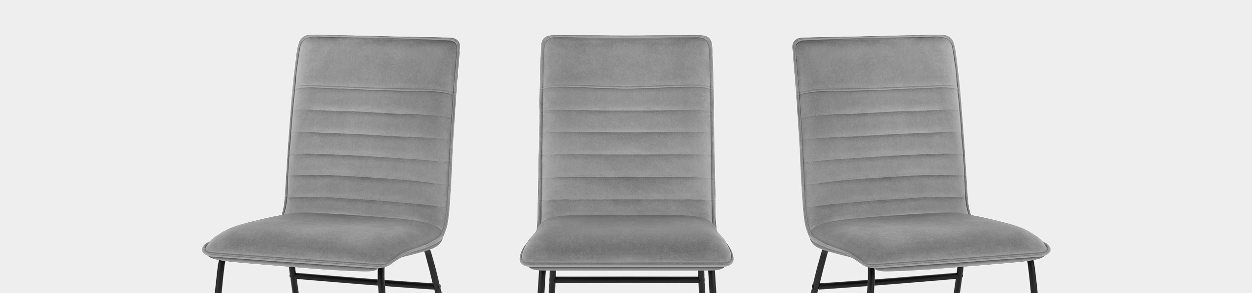 Chevelle Dining Chair Grey Velvet Video Banner