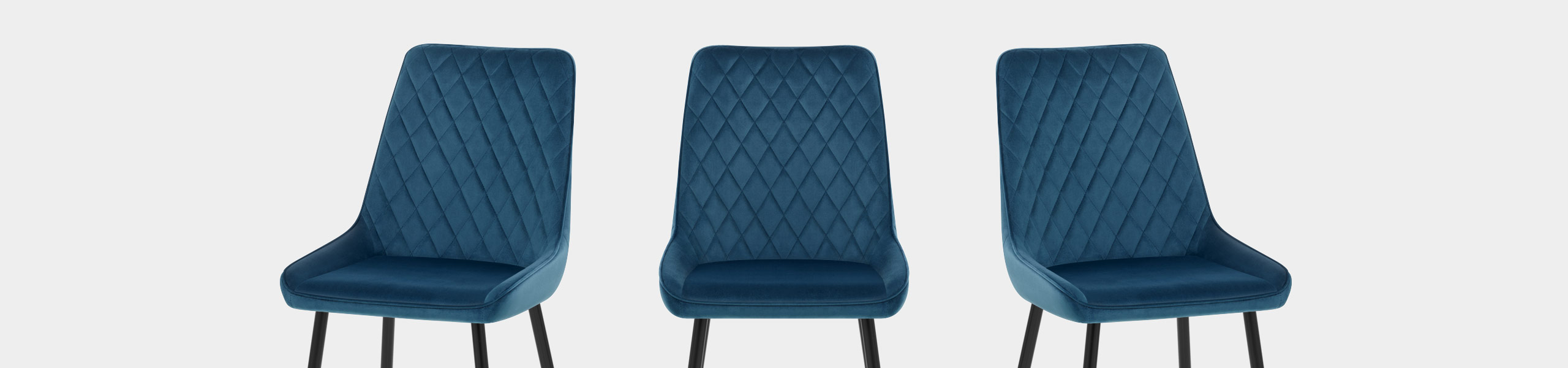 Chevy Dining Chair Blue Velvet Video Banner