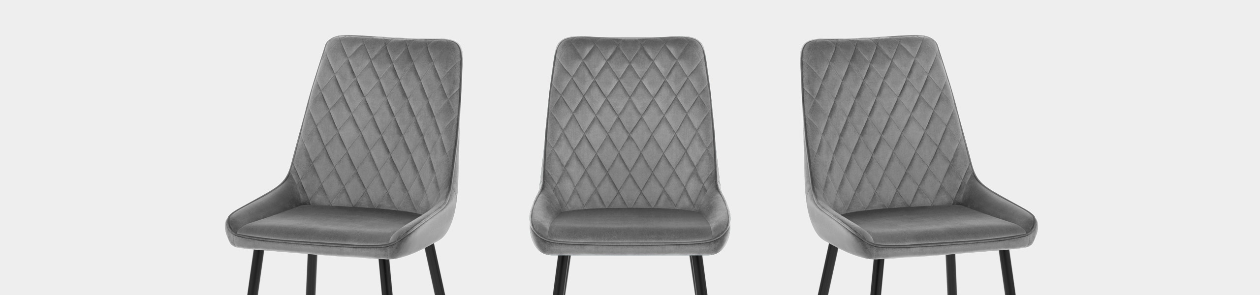 Chevy Dining Chair Grey Velvet Video Banner