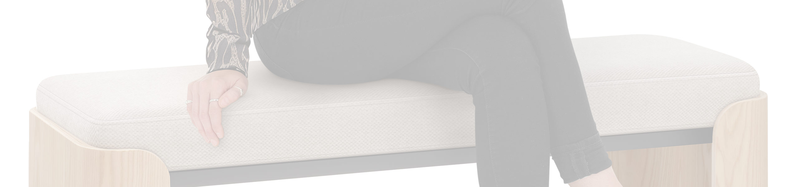 Clifton Oak Bench Beige Fabric Review Banner