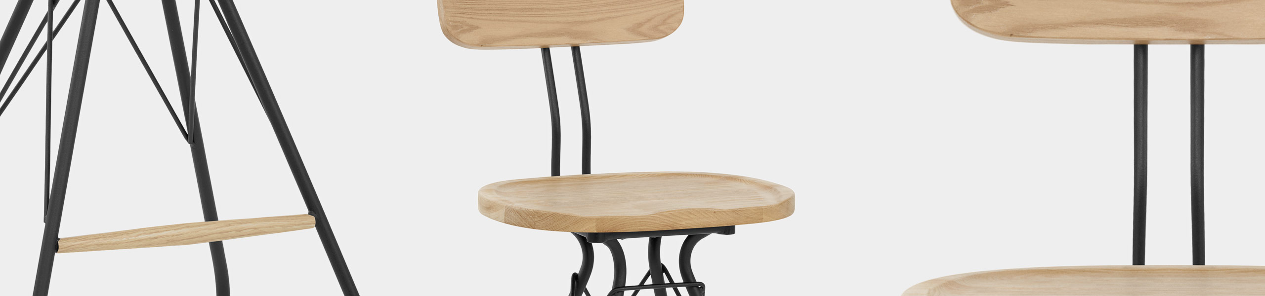 Crane Industrial Stool Light Wood Video Banner