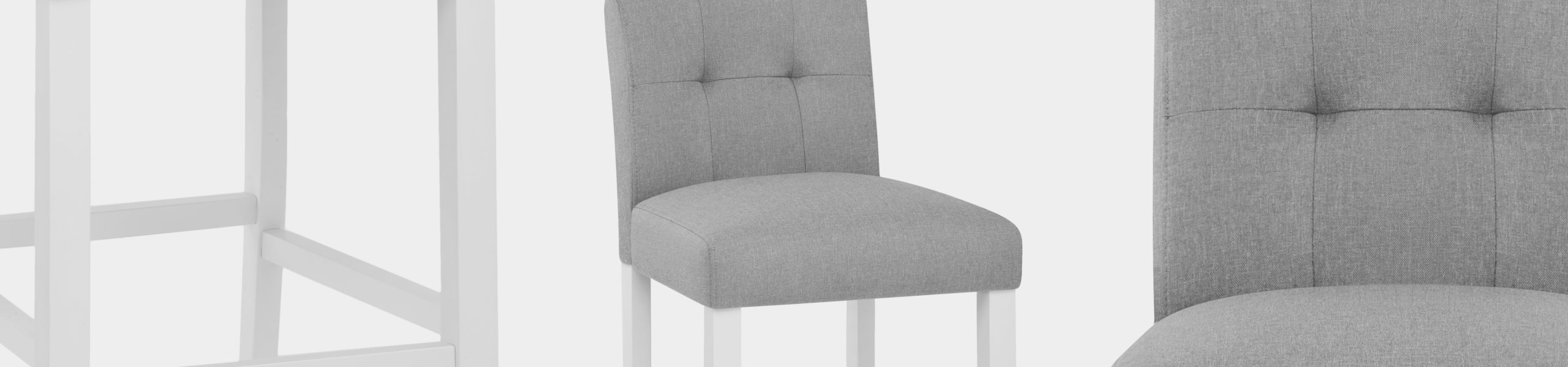 Crawford Bar Stool Grey Fabric Video Banner