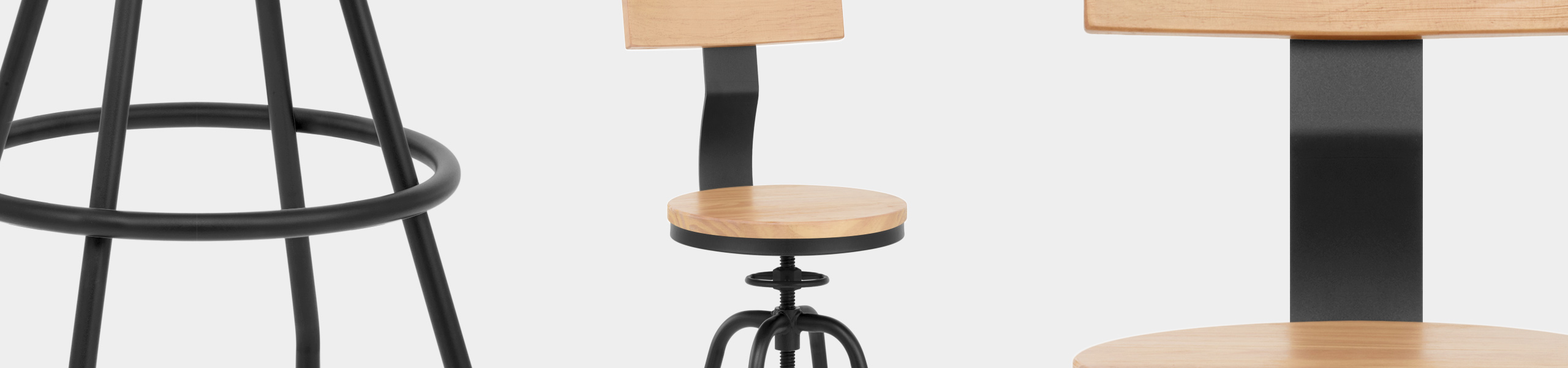 Creed Industrial Bar Stool Video Banner