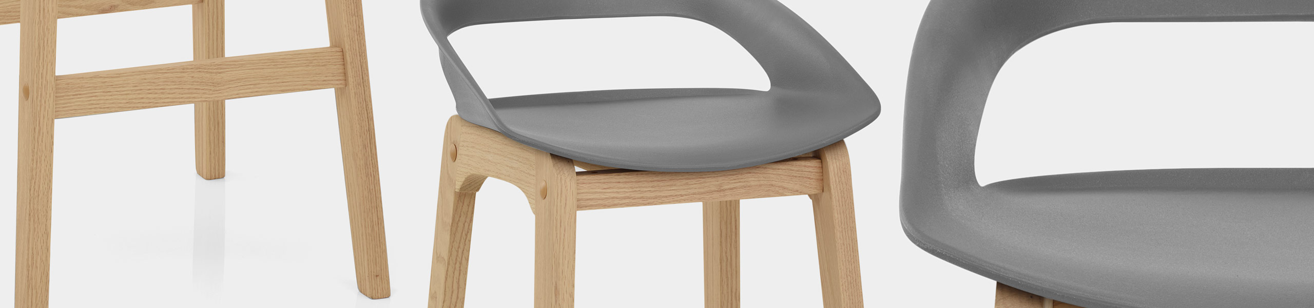 Crew Wooden Bar Stool Grey Video Banner