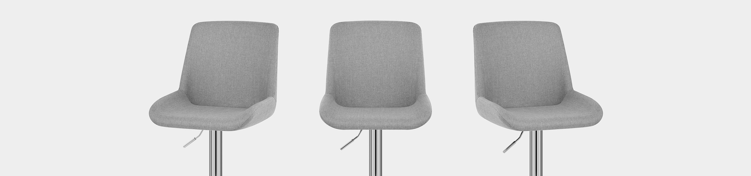 Cuba Bar Stool Grey Fabric Video Banner