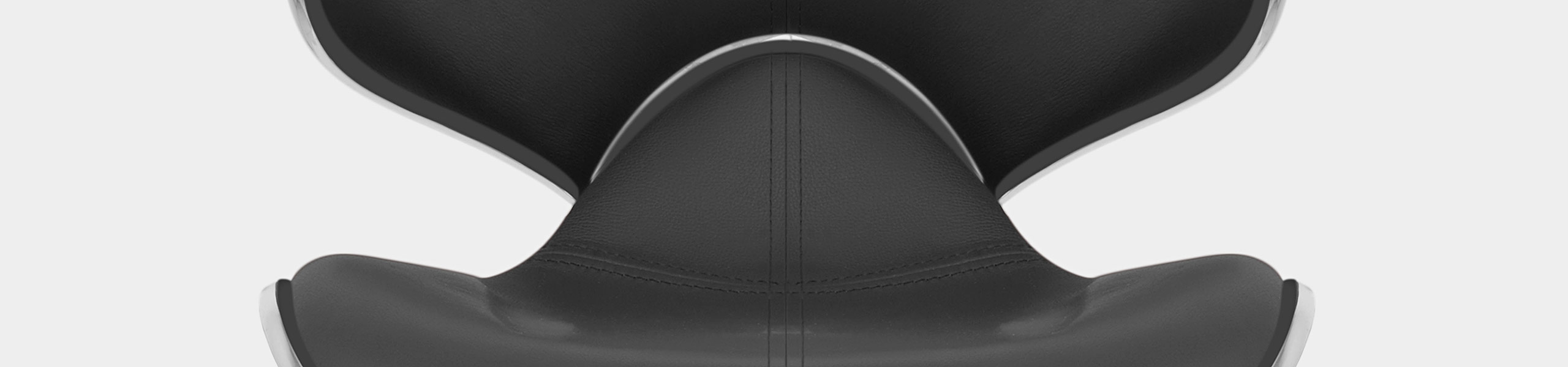 Deluxe Duo Leather Brushed Stool Black Video Banner