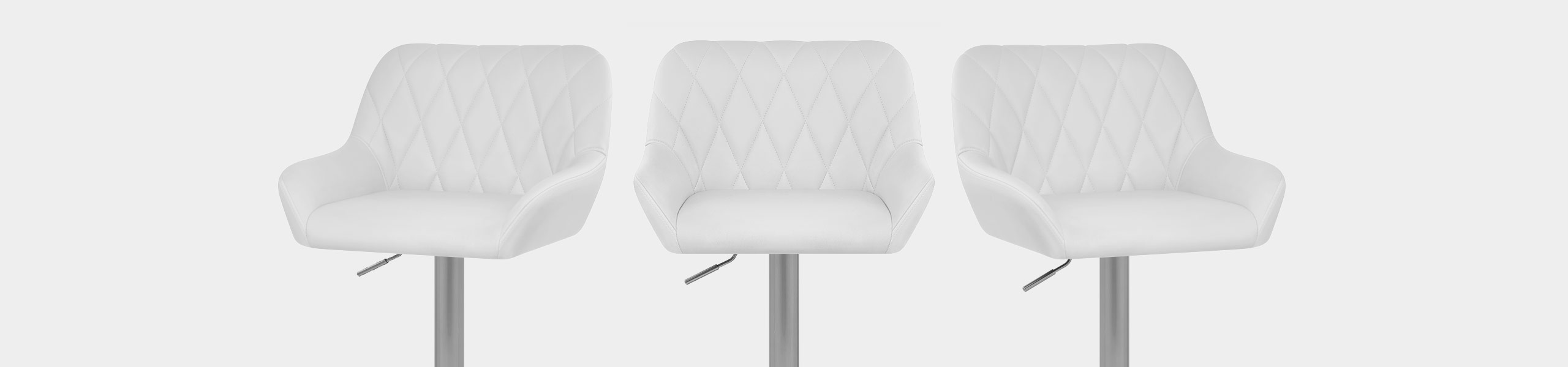 Detroit Brushed Stool White Video Banner