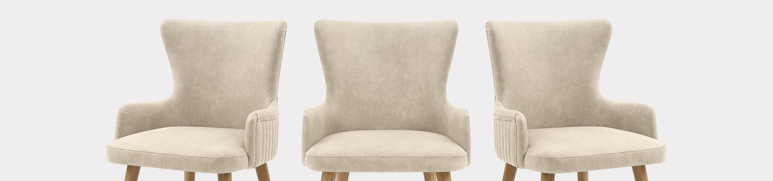 Diablo Oak Dining Chair Beige Video Banner