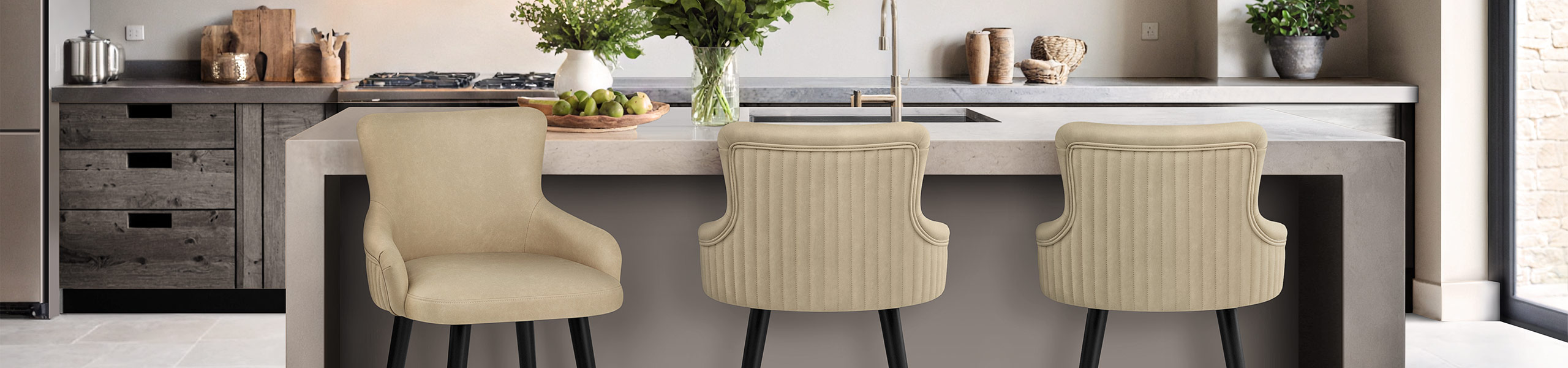 Diablo Bar Stool Beige Video Banner