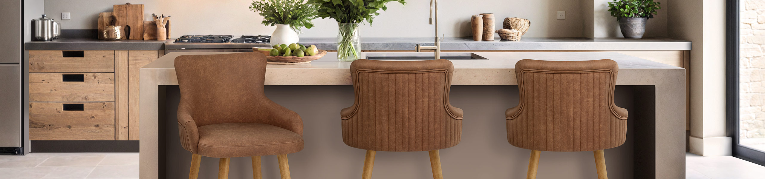 Diablo Oak Bar Stool Tan Video Banner