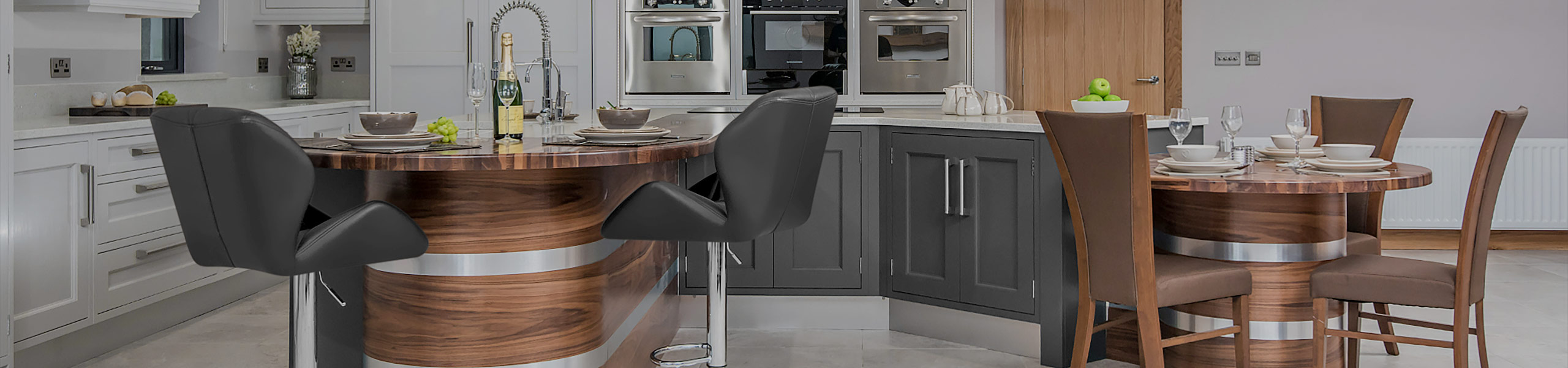 Diamond Bar Stool Grey Video Banner