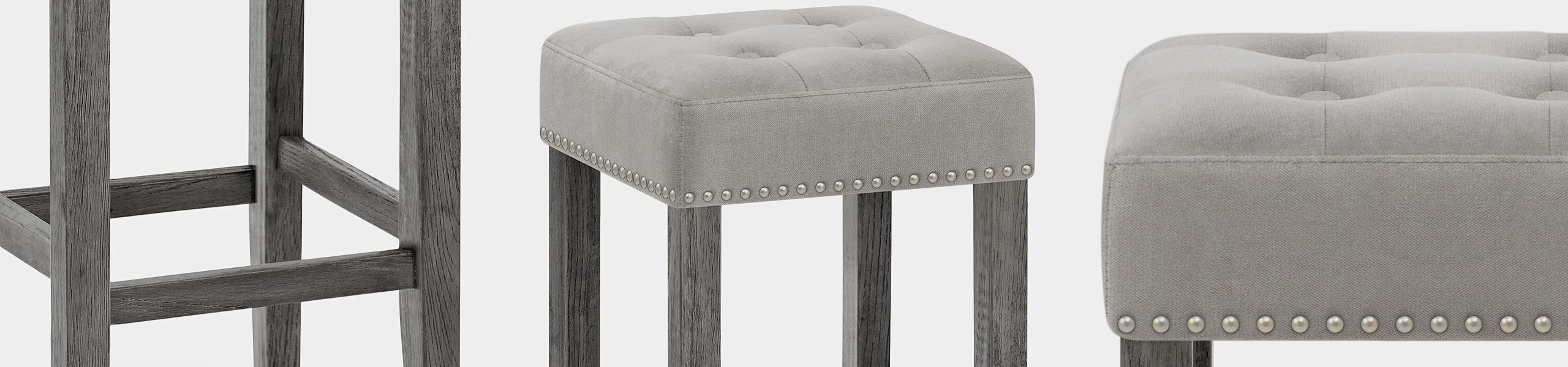 Dove Bar Stool Grey Velvet Video Banner