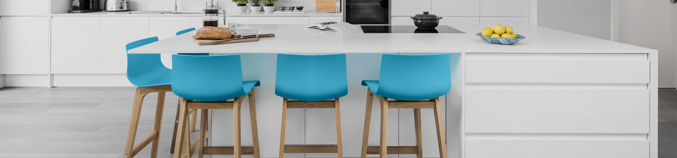 Drift Oak & Blue Bar Stool Video Banner
