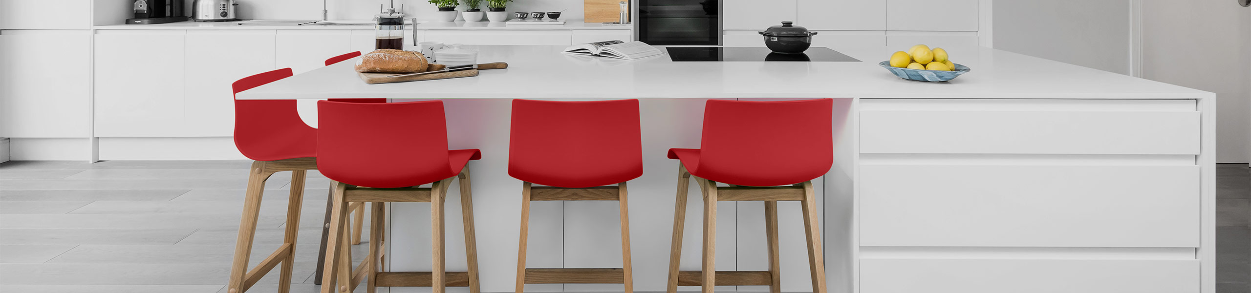 Drift Oak & Red Bar Stool Video Banner