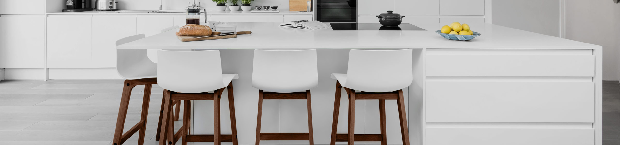 Drift Walnut & White Bar Stool Video Banner