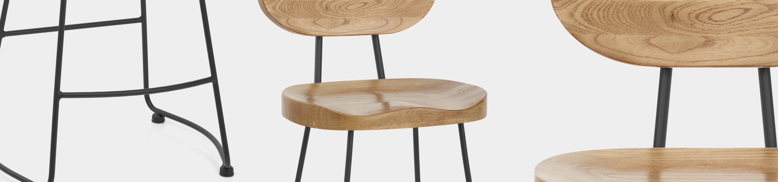 Dual Bar Stool Light Wood Video Banner