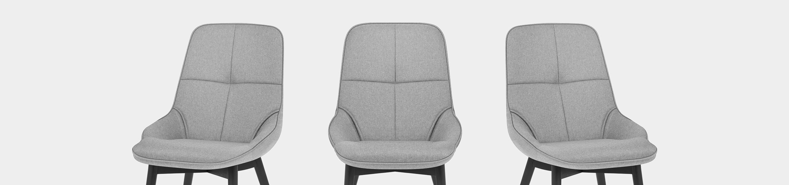 Dynasty Dining Chair Grey Fabric Video Banner