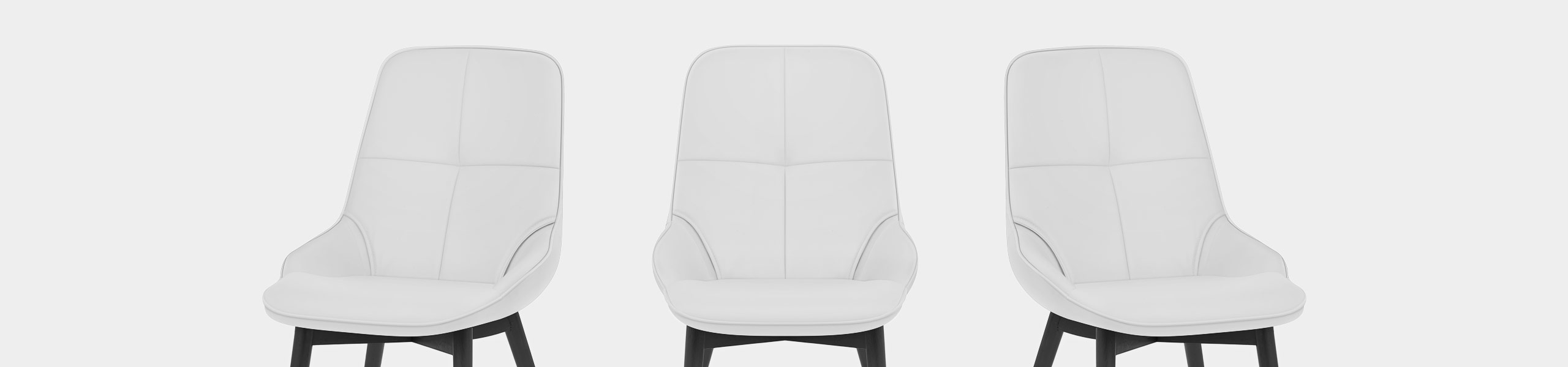 Dynasty Dining Chair White Leather Video Banner