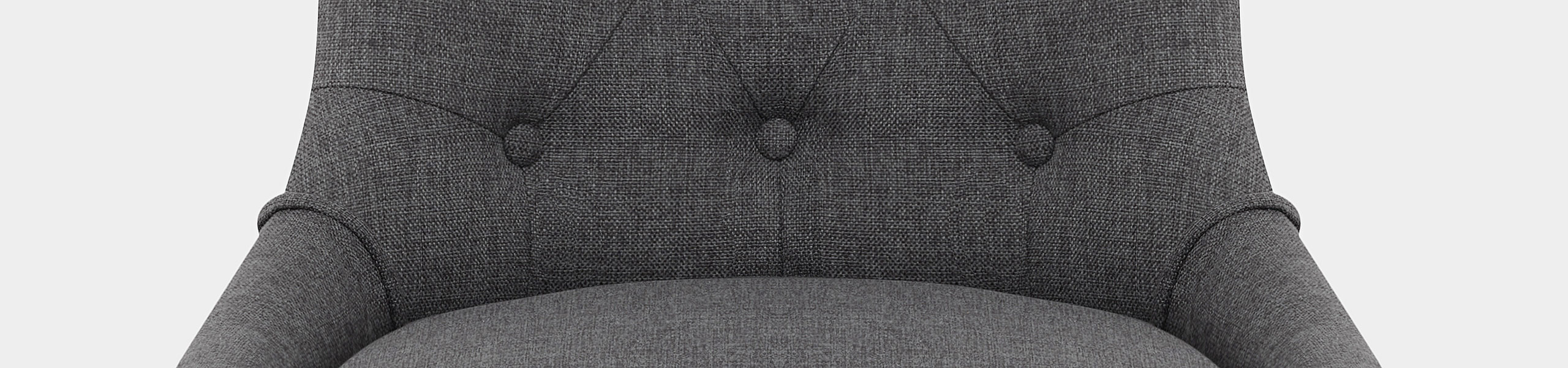 Etienne Dining Chair Charcoal Fabric Video Banner