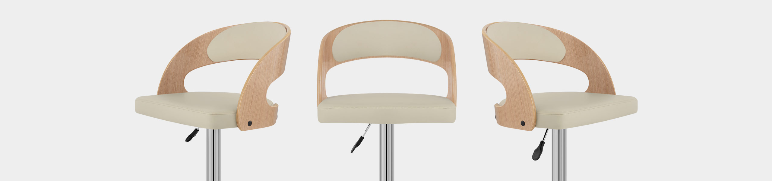 Eve Oak Bar Stool Cream Video Banner