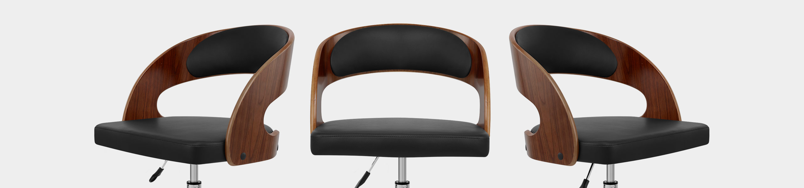 Evelyn Chair Walnut & Black Video Banner