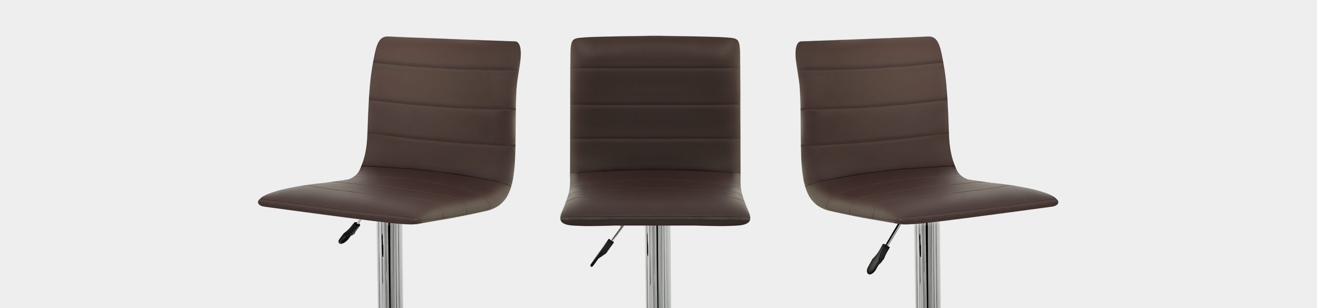 Fabio Real Leather Stool Brown Video Banner