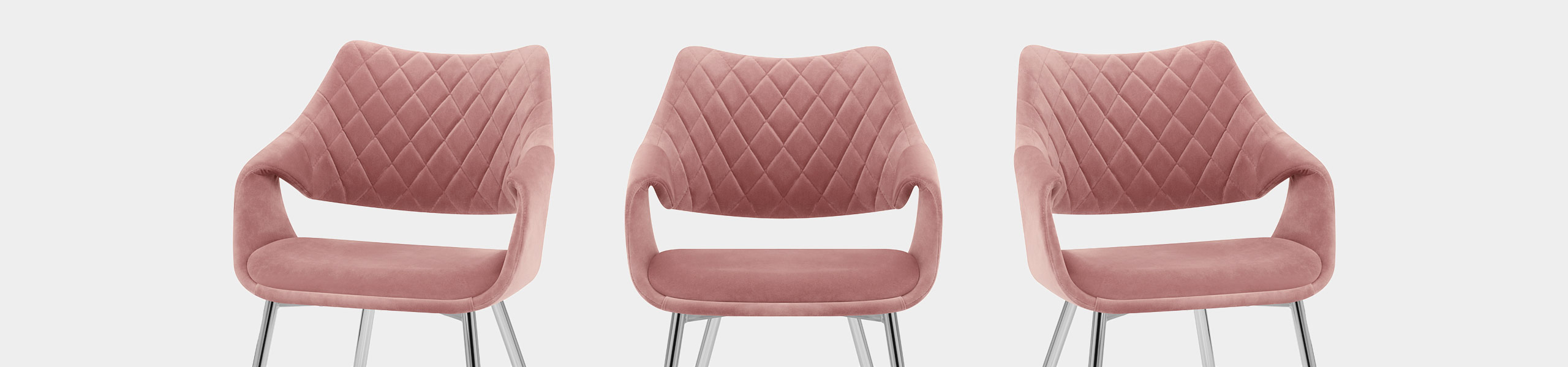 Fairfield Chrome Chair Pink Velvet Video Banner