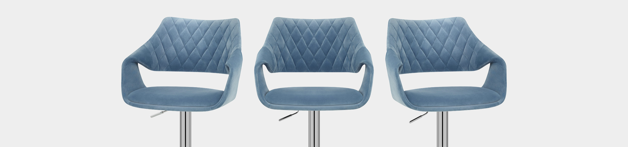 Fairfield Bar Stool Blue Velvet Video Banner