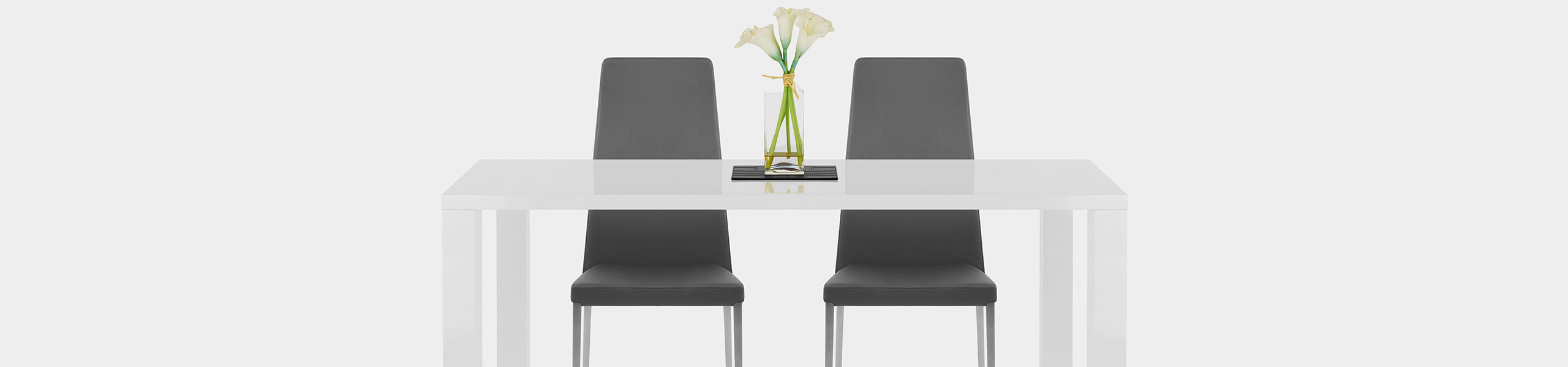 Faith Brushed Chair Grey Faux Leather Video Banner