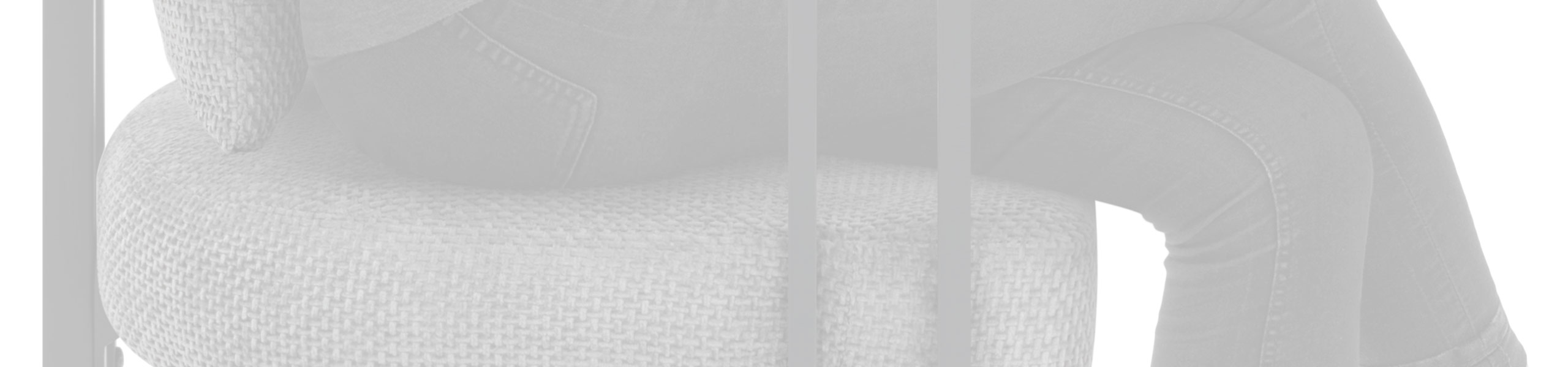 Gigi Chair & Cushion Grey Fabric Review Banner