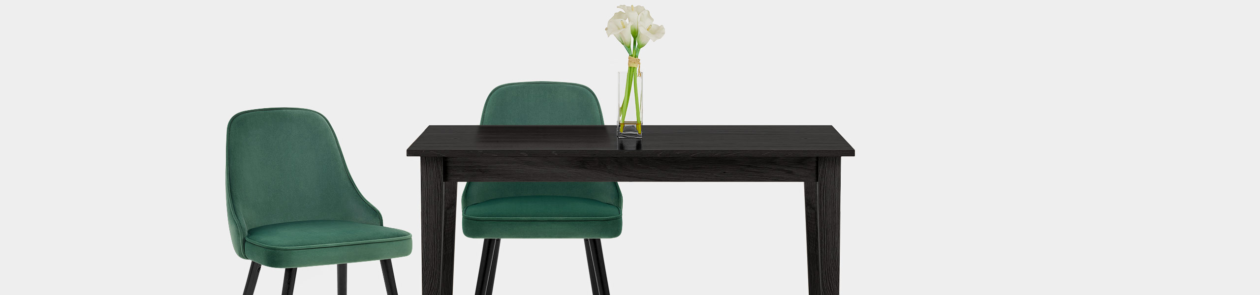 Glam Dining Chair Green Velvet Video Banner