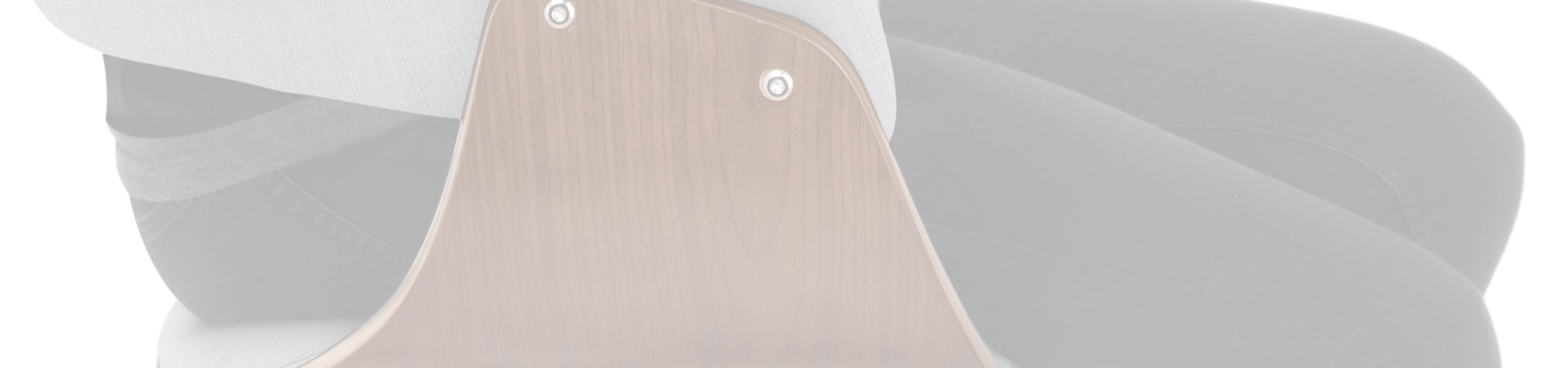 Grafton Stool Walnut & Grey Fabric Review Banner