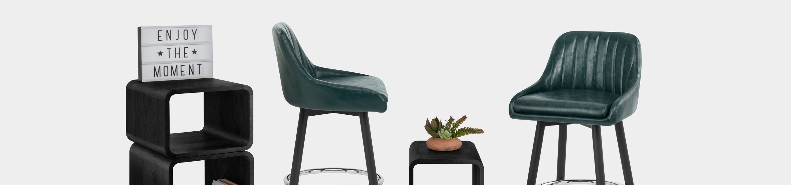 Hamilton Bar Stool Antique Green Video Banner