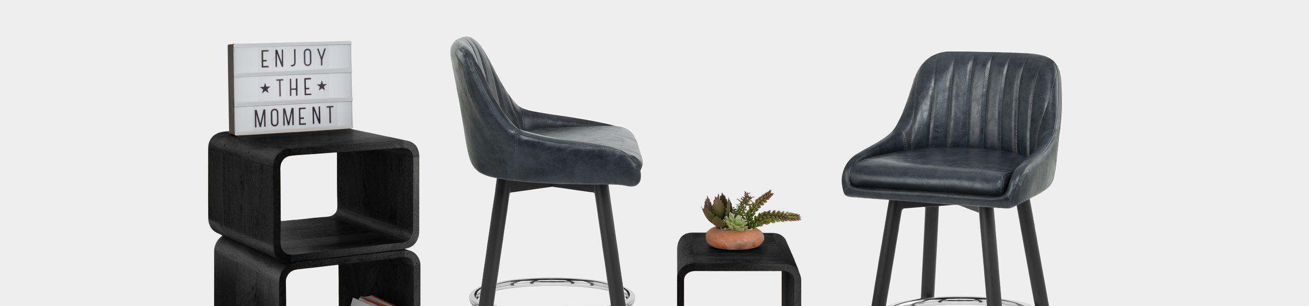 Hamilton Bar Stool Antique Slate Video Banner