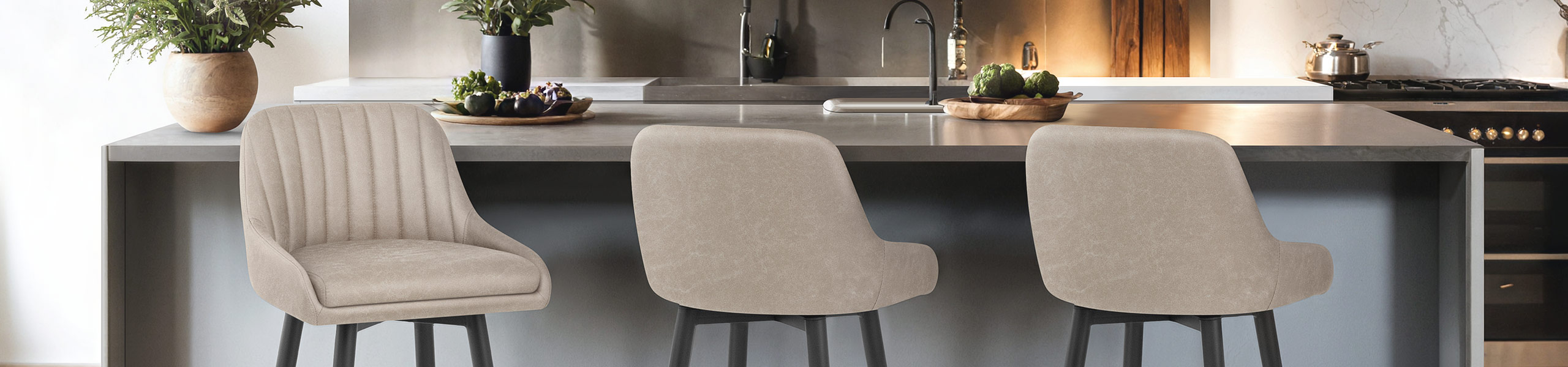 Hamilton Bar Stool Antique Taupe Video Banner